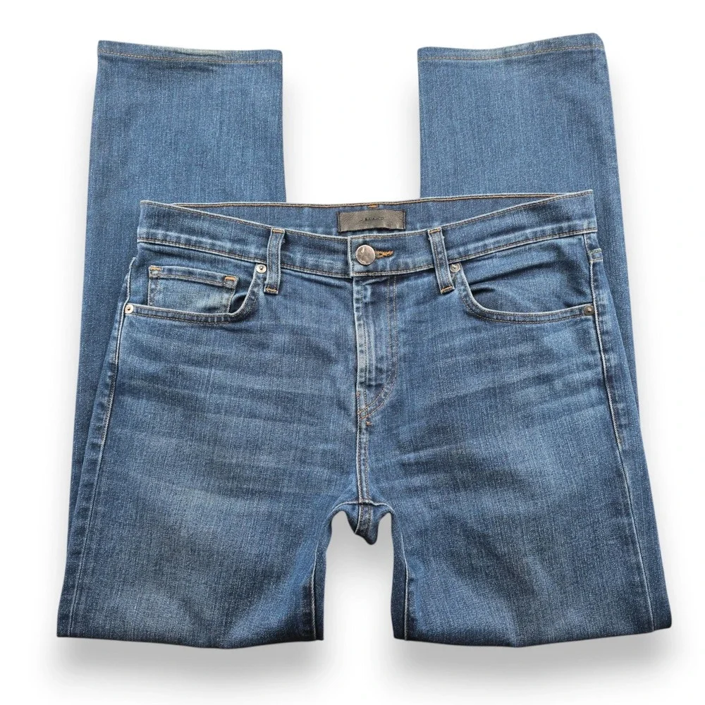 J Brand Kane Slim Straight Leg Jeans Mens 31 Lothian Blue Denim JB000414